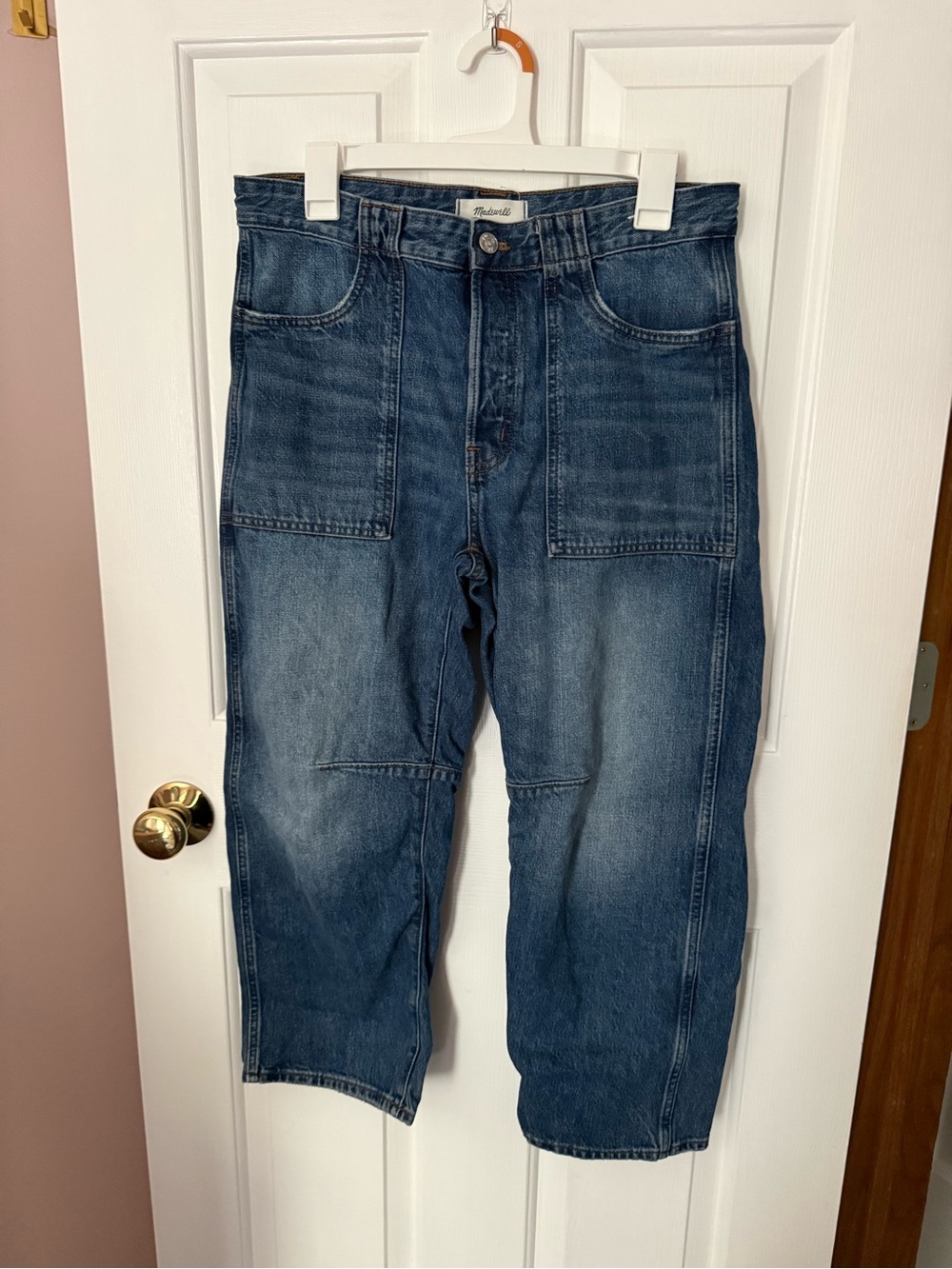 Madewell  Relaxed Fit Blue Denim Jeans